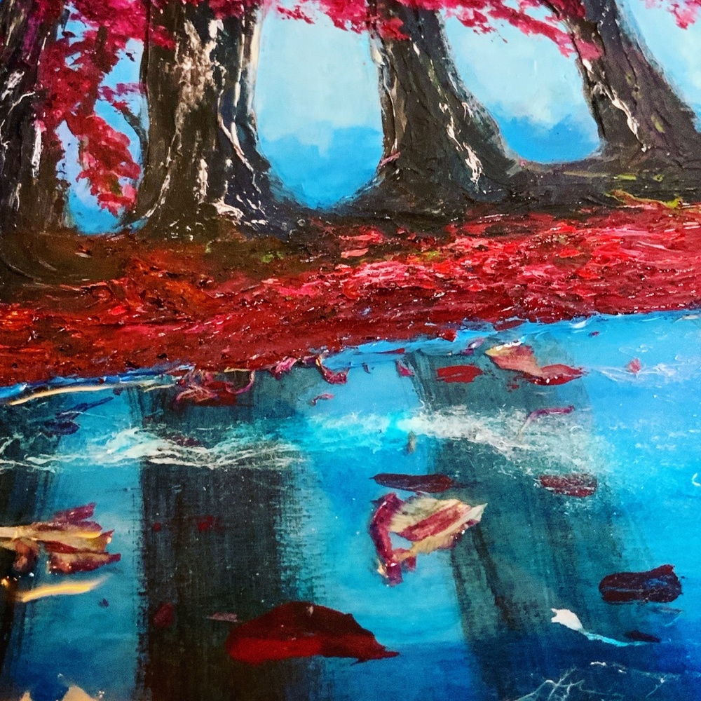 Original Mixed Media triple painting Original Art - Picture 2 of 6